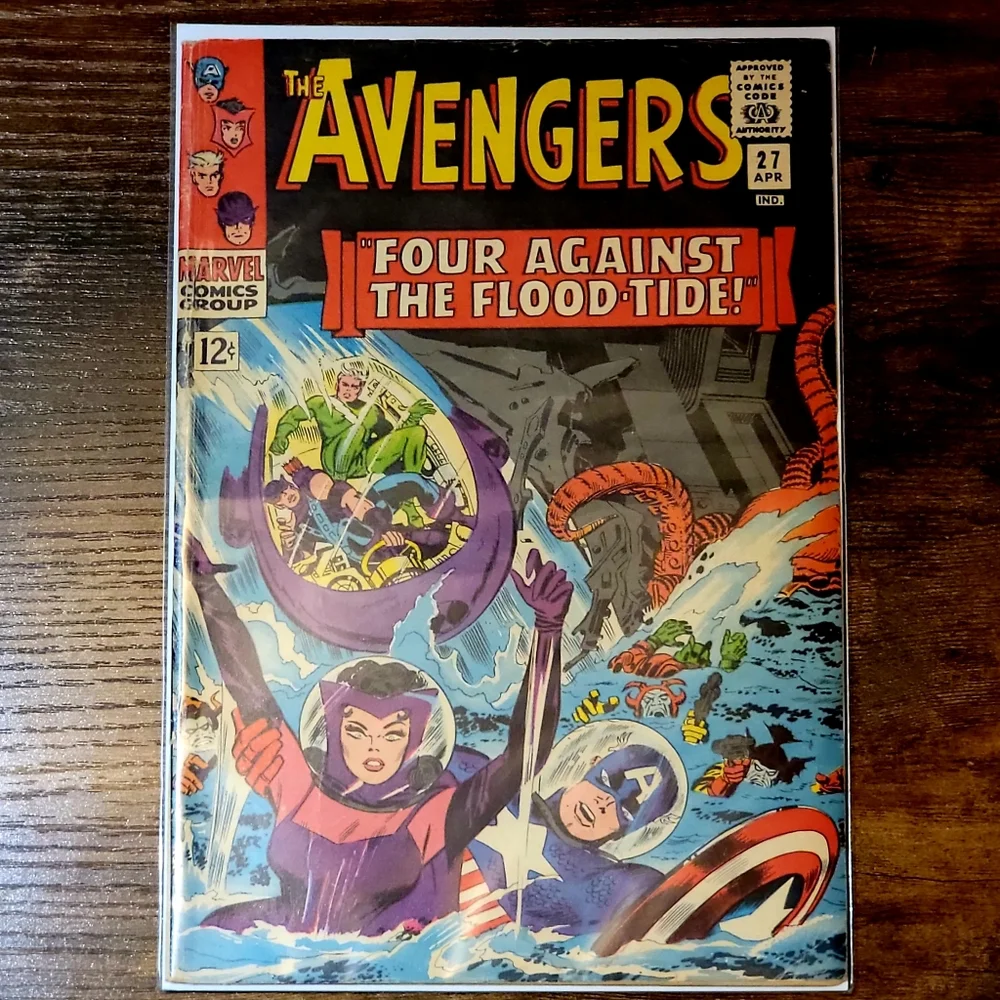 AVENGERS #27 (1966) MARVEL -  - ATTUMA & BEETLE APPEARANCE - SILVER AGE - Picture 2 of 2